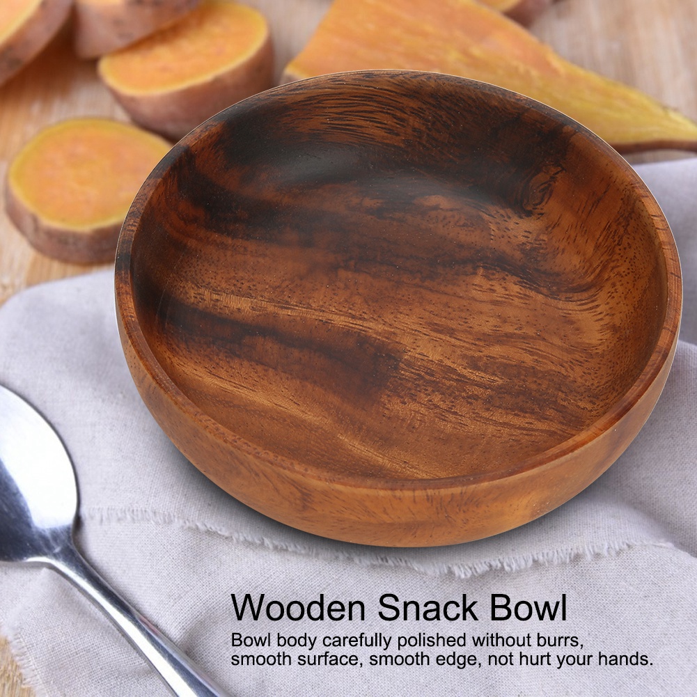 Home Cooking Recipes - Wood Serving Bowls Wooden Snack Dish