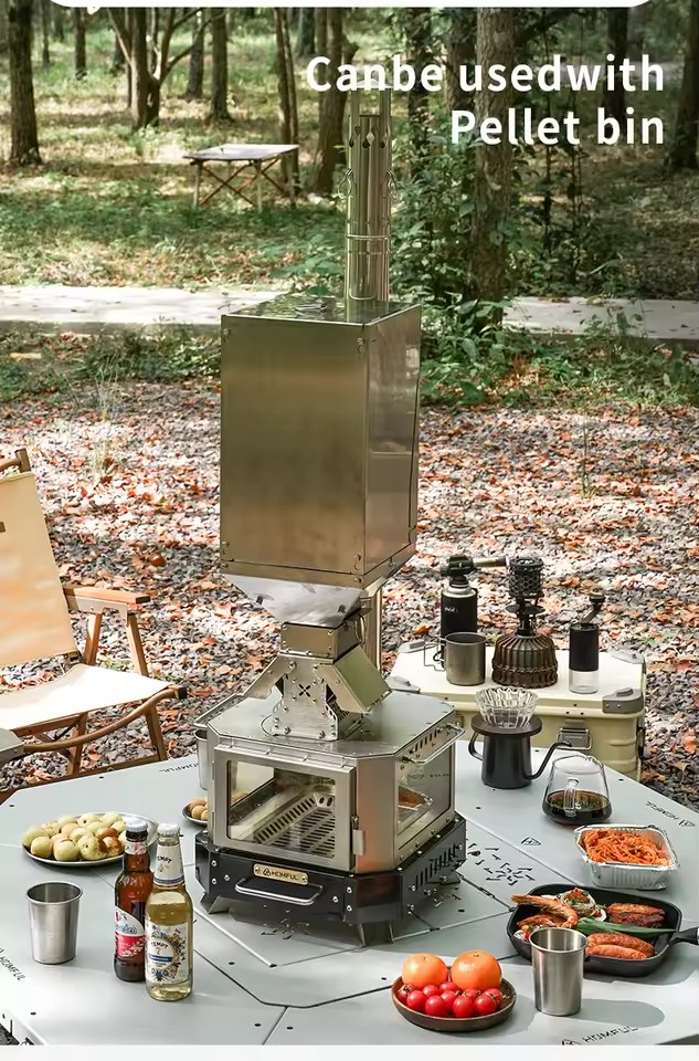 HOMFUL Portable Firewood Stove - Home Cooking Cookbook review and price